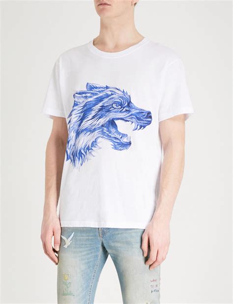 fashionreps gucci blue wolf|gucci jersey t shirt.